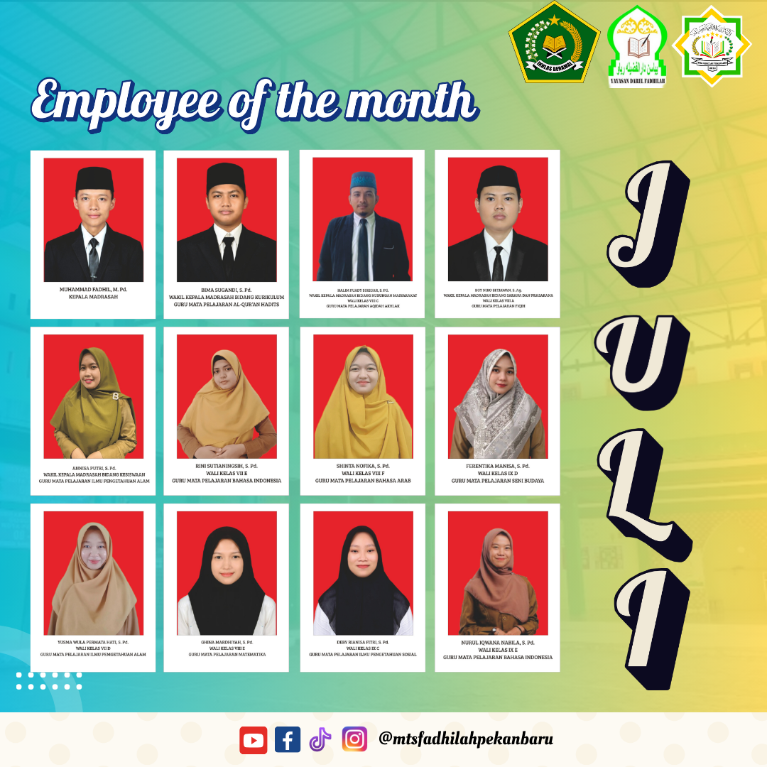 Employee of the month Juli 2025